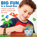 Creativity for Kids Mini Garden Dinosaur Kit – Grow Your Own Chia Seed Garden in 3-5 Days with Colorful Sand, Stickers & Dinosaur Figurines – STEM Gardening Craft for Kids Ages 6+-3