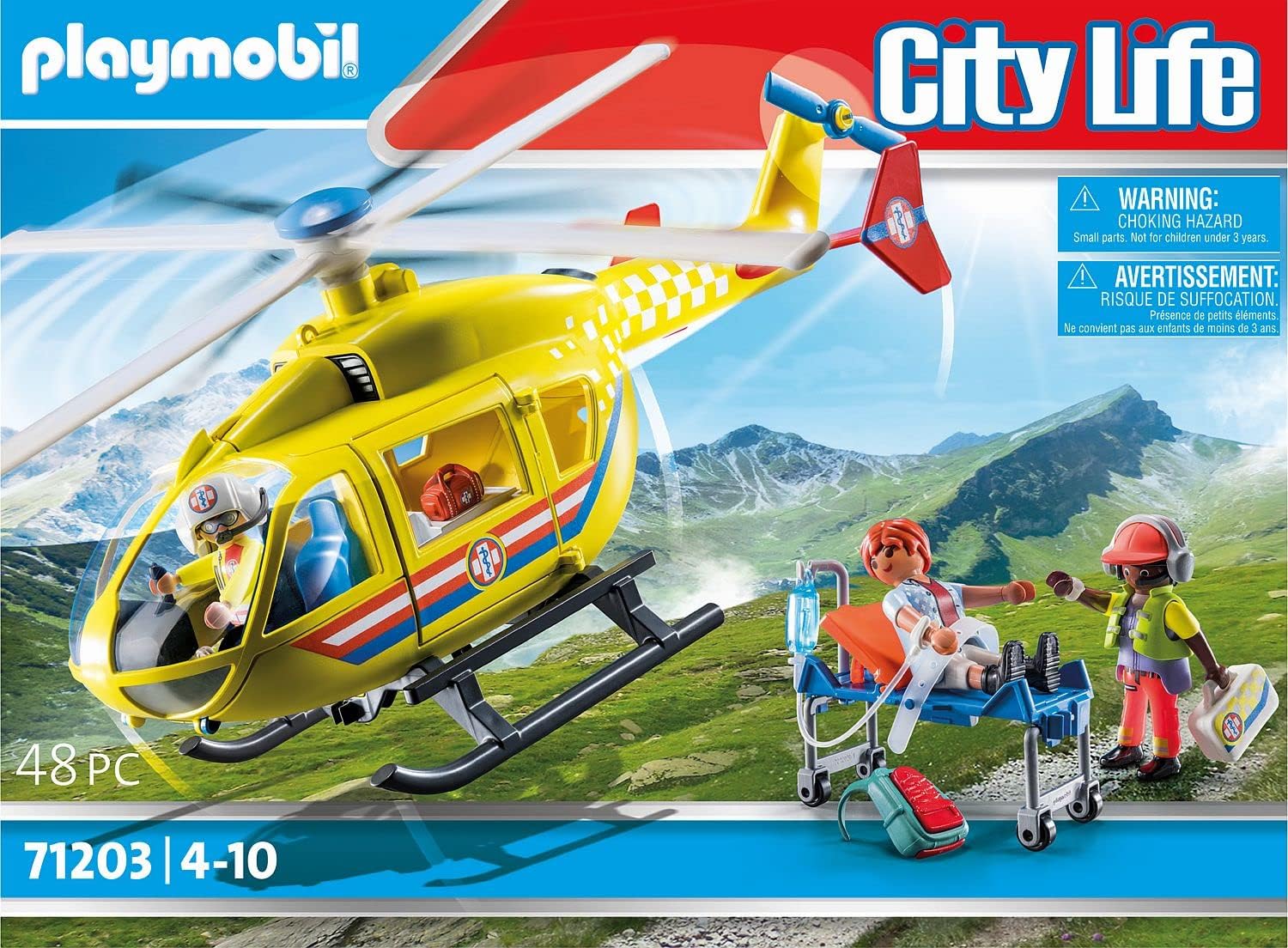 Playmobil 71203 City Life Medical Helicopter 4+