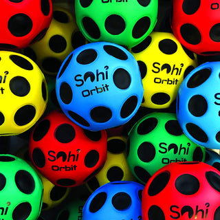 SOhi Orbit Ball - Super Bouncy Mega High Moon Rubber Power Ball - 4 Pieces