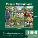  Falcon Woodland Farm countryside jigsaw puzzle illustrated by Fiona Osbaldstone
