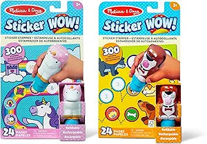 Melissa & Doug Sticker Wow!™ Dog and Unicorn Bundle