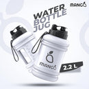 MANGO 2.2L Water Bottle With Straw and Time Markings - BPA Free Xl Jug-5