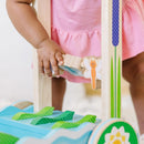 Melissa & Doug First Play Chomp and Clack Alligator Wooden Push Toy and Activity Walker-4