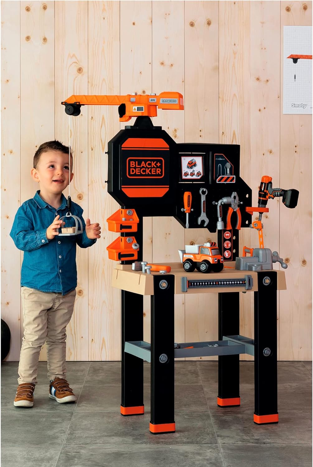 HOT Smoby Black And Decker Childrens Tools Smoby Black And