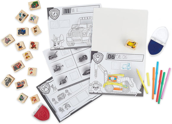  PAW Patrol vehicle stamps from Melissa & Doug stamp set