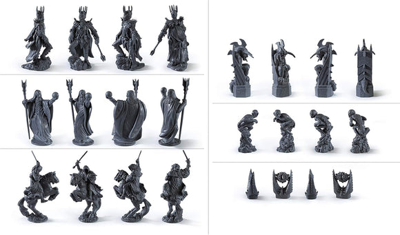  The Noble Collection Lord of the Rings chess board game collectible for fans
