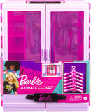 Barbie Fashionistas Ultimate Closet Accessory, Translucent Doors, Storage Spaces, Fold-out Rack, 6 Hangers, Great Gift for 3 Years Old & Up-1