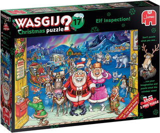 Elf Inspection Christmas Jigsaw Puzzles 1000 Pieces Jumbo Wasgij  17