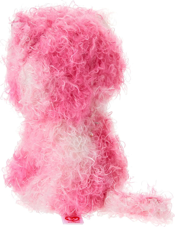  TY Reagan Cat 15cm pink and white cat cuddly toy
