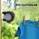 Retractable Washing Line, Dual 15-Meter Lines-8