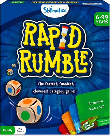 Rapid Rumble Family Board Game Thrilling Fast-Paced for Ages 6 and Up
