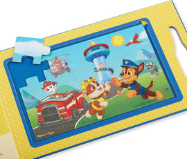 Melissa & Doug PAW Patrol Take-Along Magnetic Jigsaw Puzzles (2 15-Piece Puzzles) - FSC Certified
