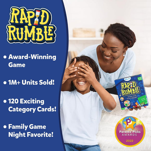 Rapid Rumble Family Board Game Thrilling Fast-Paced for Ages 6 and Up