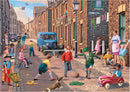 Jumbo, Falcon de luxe - Playing in the Street, Jigsaw Puzzles Adults, Multicolor, 2 x 500 piece-4