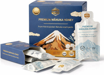NAKI UMF 15+ Manuka Honey single serve sachets pack of 10 from New Zealand