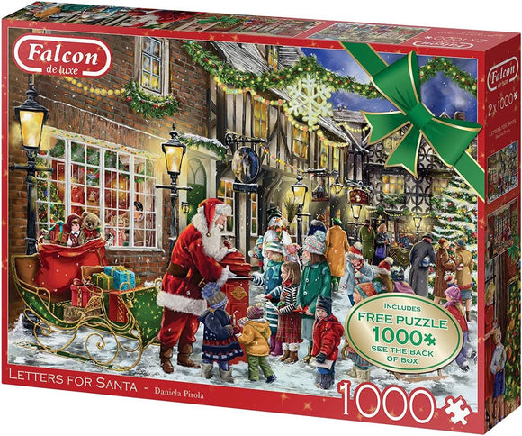 Christmas Jigsaw Puzzles Letters for Santa 2 x 1000 Piece