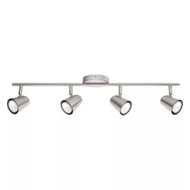 Eglo Travale LED Ceiling Spotlight Nickel Matt GU10 4x 5W Bulbs  Included - 0