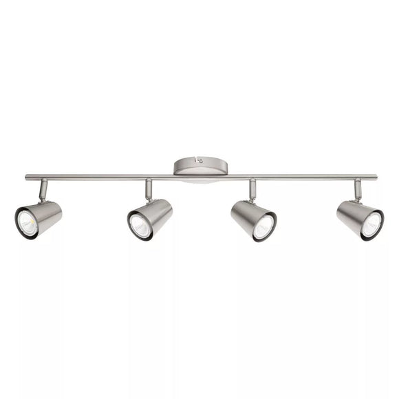 Eglo Travale LED Ceiling Spotlight Nickel Matt GU10 4x 5W Bulbs  Included