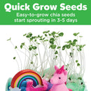 Creativity for Kids Mini Garden Unicorn Kit – Grow Your Own Chia Seed Garden Sand, Stickers, Gems & Unicorn Figurines – Magical Gardening Craft for Kids Ages 6+-4