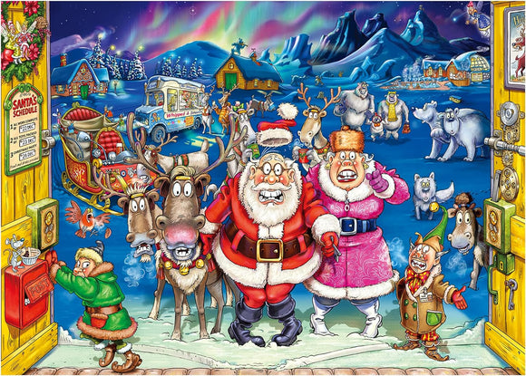 Elf Inspection Christmas Jigsaw Puzzles 1000 Pieces Jumbo Wasgij  17
