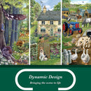  Woodland farm 1000 piece jigsaw puzzle for adults measuring 68 x 49cm
