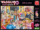 Wasgij Destiny 27, Café to Latte! 1000 Piece Jigsaw Puzzles for Adults-1