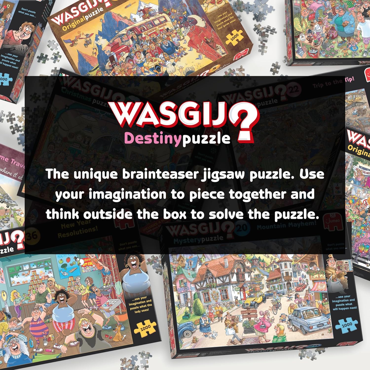Wasgij Destiny 27, Café to Latte! 1000 Piece Jigsaw Puzzles for Adults