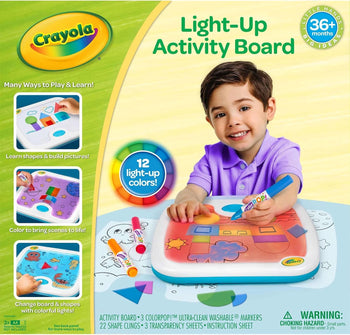 Crayola Light Up Activity Board for kids aged 3 and up
