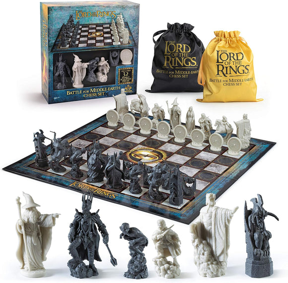  The Noble Collection Lord of the Rings Battle for Middle-Earth chess set

