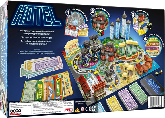 HOTEL The  Classic Five Star Faimily Game IDEAL 2-4 Players 8+