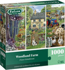  Falcon Woodland Farm 1000 piece adult jigsaw puzzle countryside animal scene
