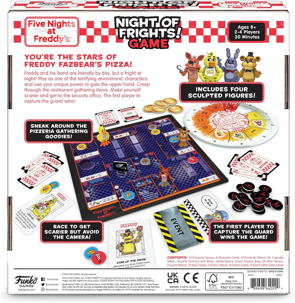 Funko Games Five Night's at Freddy's (FNAF) Nights of Fright Board Game