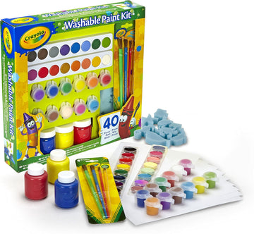 Crayola Washable Kid's Paint Kit 40 Pieces Art & Craft