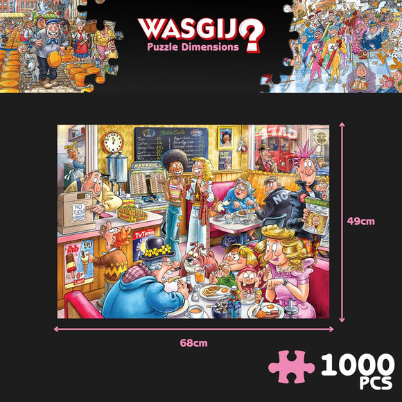 Wasgij Destiny 27, Café to Latte! 1000 Piece Jigsaw Puzzles for Adults