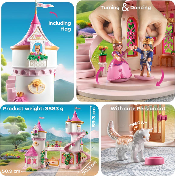 Playmobil 71845 Princess Magic Princess Castle with Royal Couple Age 4+