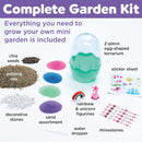 Creativity for Kids Mini Garden Unicorn Kit – Grow Your Own Chia Seed Garden Sand, Stickers, Gems & Unicorn Figurines – Magical Gardening Craft for Kids Ages 6+-5