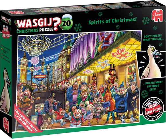 Wasgij Christmas 20 Jigsaw Puzzle 2 x 1000 Pieces The Spirits of Christmas 2025