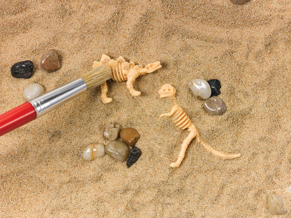 Creativity for Kids Sensory Bin Dinosaur Dig – Sand Play Set with Dinosaur Figures, Fossils, Tools & Accessories – Imaginative Sensory Play