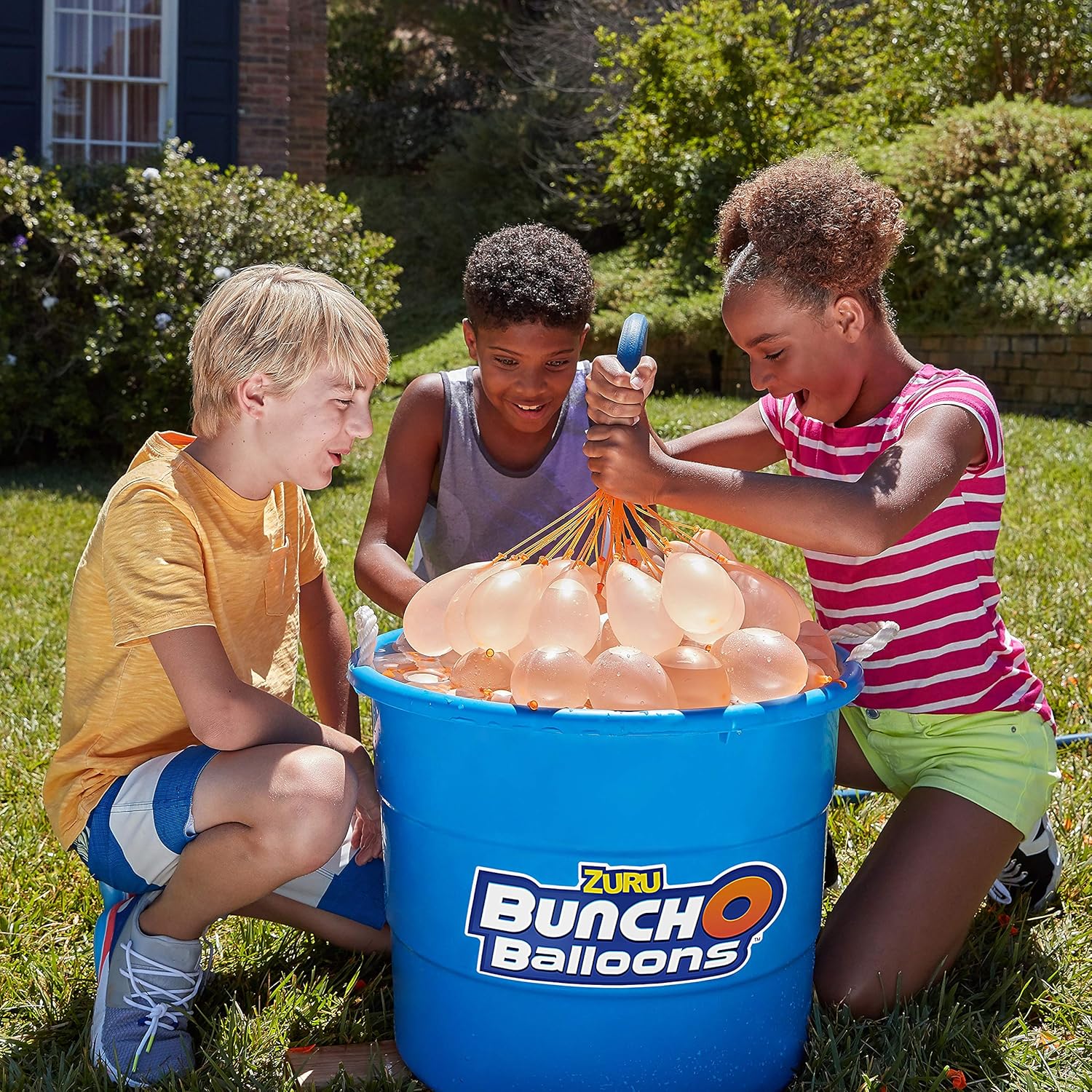 Zuru Bunch O Balloons - 1 Pack, 3 Bunches, 100 Self-tying, Rapid-Fill Water Balloons, Assorted Colour May Vary