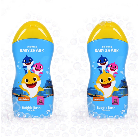Baby Shark Bubble Bath – Gentle Foamy Bath Wash for Kids 2 x 300ml Set