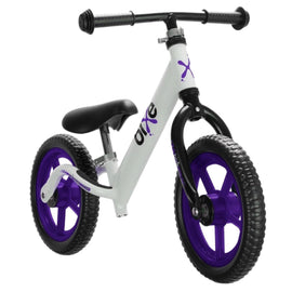 BIXE - Purple Aluminum Balance Bike for 18 Month to 6 Year Old Toddlers 12 inch