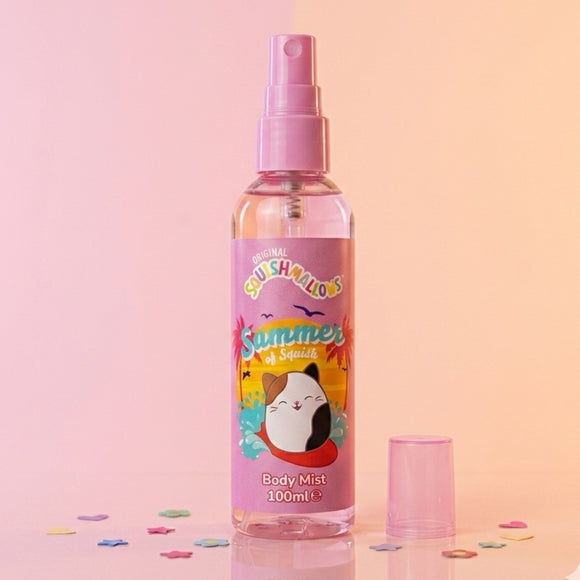 Squishmallows Body Mist Purple, Cream, Pink