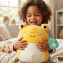 Squishmallows 12” Leigh Yellow Toad Plush | Ultra Soft Frog Stuffed Toy | Cute Squishy Cushion Gift for Kids & Collectors-1
