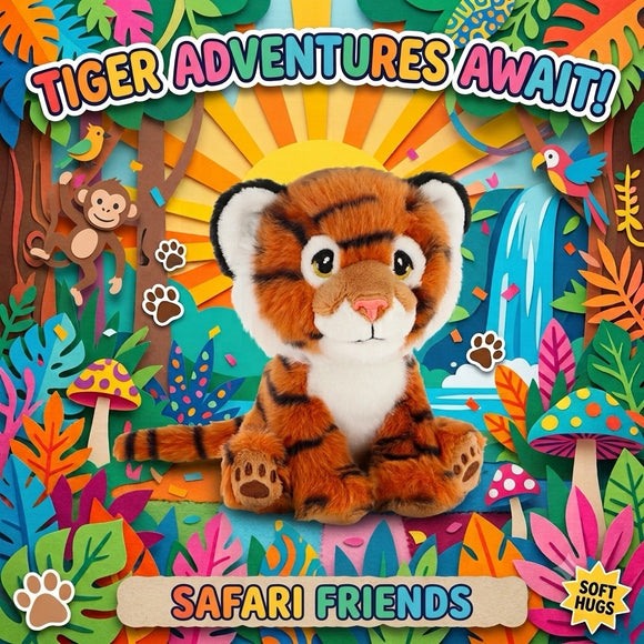 Keeleco 100% Recycled Plush Eco Toys (Tiger)
