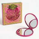 Official Wicked Compact Mirror Glinda Design | Pink Portable Makeup Mirror-9