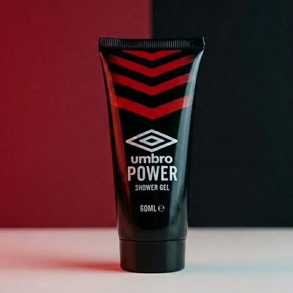 Umbro Power Mens Gift Set Eau De Toilette 20ml & Shower Gel 60ml | Fresh Sport Fragrance Grooming Set