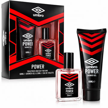 Umbro Power men's gift set with 20ml eau de toilette and 60ml shower gel
