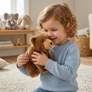 Keeleco 100% Recycled Plush Eco Toys (Grizzly Brown Bear) - 0