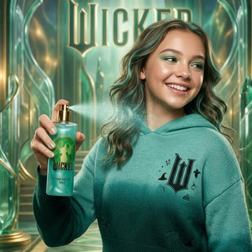Wicked Elphaba Shimmer Body Mist 200ml –  Earthy, Mysterious Perfume Mist with Shimmer, Gift for Women & Wicked Fans - 0