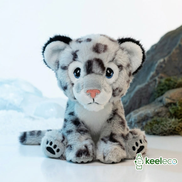 Keeleco 100% Recycled Plush Eco Toys (Snow Leopard)